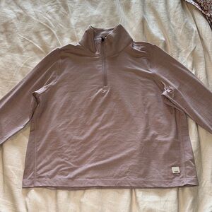 Light purple Vuori Quarter-zip Top